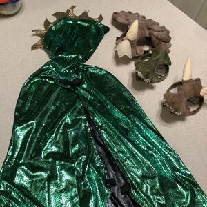 Dinosaur Cape and 3 Masks